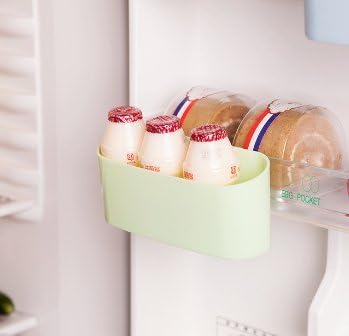 Home Furnishing Kitchen Hanging Plastic Organizer Save Space Container Refrigerator Storage Box Spice Holder Can Rack Colorful