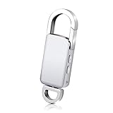 Voice Recorder, SNAHIKE 8GB USB Audio Voice Recorder, Rechargeable Metal Casing Digital Voice Recorder (Silver)