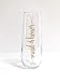 Gold Maid of Honor Stemless Champagne Flute- Bridal Party Gift