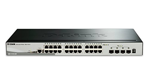 D-Link Systems 28-Port Gigabit SmartPro Stackable Switch & 4 10GbE SFP+ Ports (DGS-1510-28X)