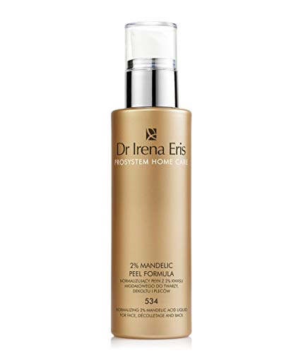 DR IRENA ERIS Makeup Removal and Skin Cleansing - NORMALIZING 2% MANDELIC Acid Liquid for FACE, DÉCOLLETAGE and Neck - 200 ml