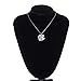 Fashion Jewelry designer celebrity camellia flower charm rhinestone full crystal pendant necklace for women (Silver)