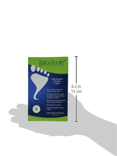 Bunion Bootie (Original Splint for Bunions Relief, Ultra-Thin Bunion Corrector for Hallux Valgus - Right Foot, Small