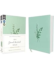 NIV, Journal the Word Bible, Double-Column, Cloth over Board, Teal, Red Letter, Comfort Print: Reflect, Take Notes, or Create Art Next to Your Favorite Verses