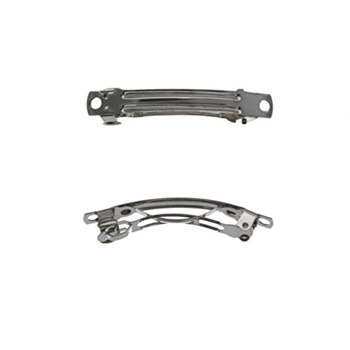 HBC French Hair Barrette Metal Hair Clips- 50mm (2 Inch) - 144 Pack