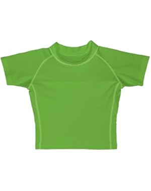 Baby Boys' Unisex Short Sleeve Rash Guard Upf 50+