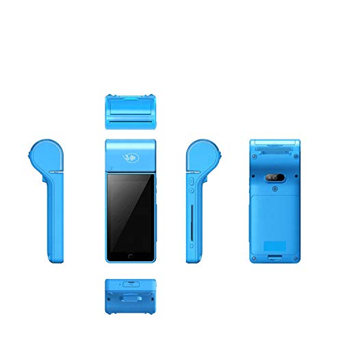 Android 7.0 Handheld mobile all in one pos terminal with printer 1d 2d barcode scanner retail outdoor warehouse ticket portable pos machine