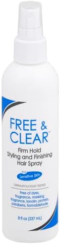 Vanicream Free Clear Firm Hold Hairspray Sensitive Skin Fragrance Free 8 oz view 2