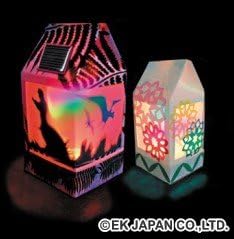 Amazon イーケージャパン リサイクル電子工作 牛乳パックソーラーランタン Js 6114 工作用品 文房具 オフィス用品