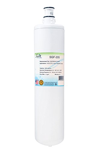 SGF-20S Replacement Water Filter For 3M BREW120-MS 20S by Swift Green Filters
