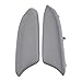 MOTOALL 1 Pair (Left & Right) Gray Auto Car Vinyl Leatherette Front Door Panels Armrest Lid Console Pad Handle Cover & Base Plate for 2008-2012 Honda Accord Sedan