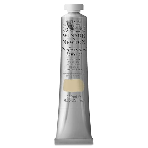 Winsor & Newton 200ml Professional Acrylic Colour Tube - Buff Titanium