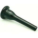 KELLY-MC - Medium-Cup French Horn Lexan-Mouthpiece - Jet-Black