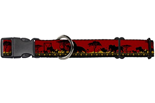 Buckle-Down Martingale Dog Collar - Mufasa & Simba JUST CAN'T WAIT TO BE KING/F…