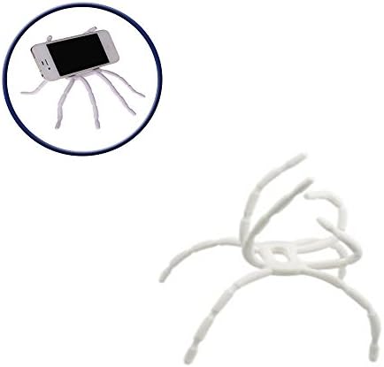 WHOMEC Universal Multi-function Spider Flexible Phone Car Holder Mount and Stand For Smartphones and Tablets (White)