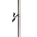 Moonrays 92320 LED Solar Powered Flag Pole Lights with Rechargeable Battery, Eco Friendly, 50 Lumens, 120- Degree Angle Beam of Clean Consistent Light, Automatic Illumination, Black