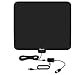 HDTV Antenna,65-100 Miles Indoor HDTV Antenna Digital TV Antenna with Signal Amplifier-Support 4K 1080P Freeview Channels - 13.2Ft Coaxial Cable
