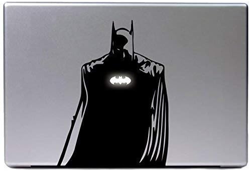 Hellweg Druckerei Decal in your Choice of colours MacBook Air Pro 13" for Batman Fans Knight Joker 15,5x20,5 cm Laptop Sticker Skin - White gloss