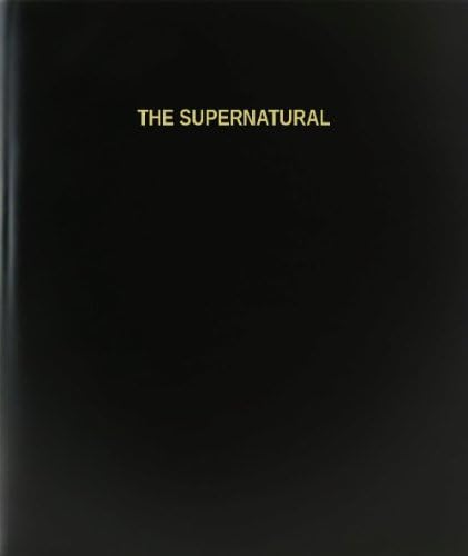 BookFactory® The Supernatural Log Book / Journal / Logbook - 120 Page, 8.5"x11", Black Hardbound (XLog-120-7CS-A-L-Black(The Supernatural Log Book))
