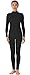 JustinCostume Lycra Spandex Adult Unitard Full Bodysuit Dancewear Party Costumes Medium Black