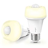 Sengled LED with Motion Sensor, Soft White 2700K, A19 60W Equivalent, Indoor Use, 2 Pack