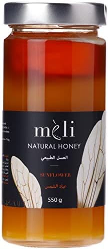 Meli Sunflower Natural Honey, 550g - Pack of 1 price in Saudi Arabia
