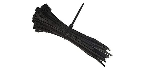 Cable Ties Nylon 4.8 x 300 mm Black 100 Pieces