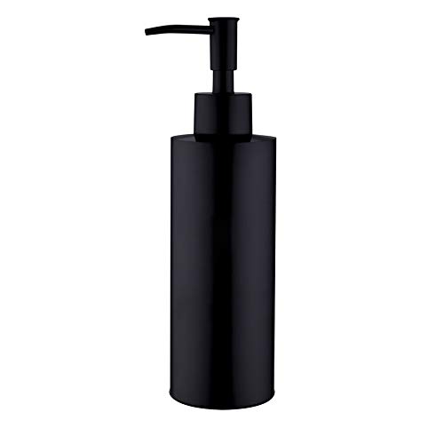 TUTEW Soap Dispenser, Full Stainless Steel Soap Dispenser, Matte Black