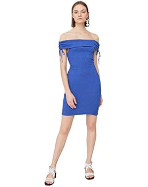 Mango Women's Off-Shoulder Dress