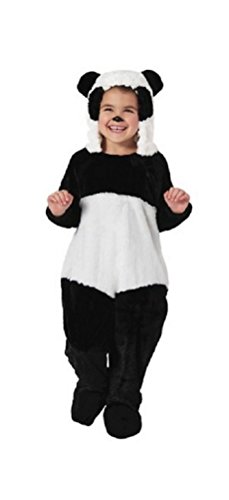 Seasons Inc. Toddler Girls Boy Plush Panda Bear Jumpsuit Costume (4T-5T)
