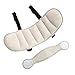 KAKIBLIN Baby Car Seat Head Support,Baby Head Support for Car Seat Stroller, Safety Car Seat Neck Relief Strap Headrest,Slumber Sling Sleep Holder Belt for Toddler Infants Child Children Kids,Grey