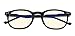 CessBlu Vintage Computer Reading Glasses Blue Light Filter Eyeglasses(Black) +1.25