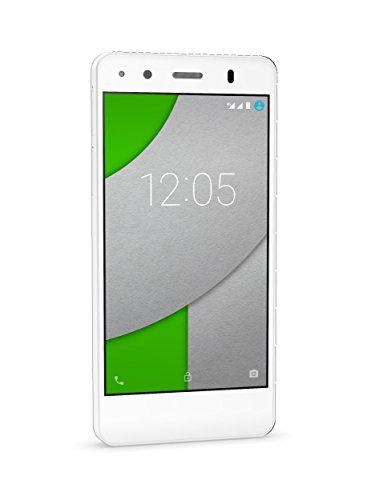 BQ Aquaris A4.5 - Smartphone de 4.5 pulgadas (WiFi, Bluetooth 4.0, GPS, Quad Core Cortex A53 1 GHz, 16 GB de memoria interna, 2 GB de RAM, Android 5.1 Lollipop), color blanco