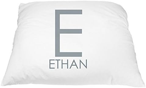 Personalized Monogrammed Pillowcase, Custom Pillowcases, Pillowcases Personalized, Decorative Pillowcase, Personalized Pillows for Kids, Gender Neutral Bedding, Microfiber Standard 20 by 30 inches