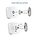 Blulu 3 Pack Adjustable Camera Wall Mount Bracket, 360 Degree Protective Mounting Bracket Compatible with Blink XT Indoor/Outdoor Camera Security System (White)