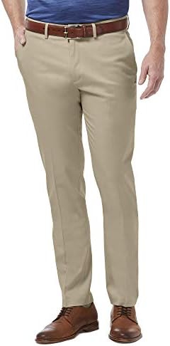 Haggar Men's Premium No Iron Khaki Slim 