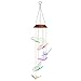 IMAGE Solar Color Changing Butterfly Wind Chimes Mobile LED Gift for Home Garden Patio Yard Lawn Decor
