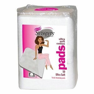 Swisspers Premium Ultra Soft Facial Cleansing Cotton Pads 50 ea