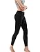 TSLA Women's High Waist Yoga Pants, Athletic 4-Way Stretch Leggings, Lightweight Workout Running Tights, Yoga Midwaist Pants Black, Medium