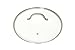 Glass Frying Pan Lid, 12 Inch Tempered Glass Cookware Lid With Vent | Stainless Steel Handle and Rim | Oven Safe and Dishwasher Safe | Perfect for Warming, Steaming, Simmering, and Braising.