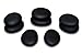 TIR Massage Stone - Set of 8 - Natural Basalt Massage Stones (NOT from China & not cut) - Professional or At Home Use - Size: Medium (2.5 to 3.0 inches)