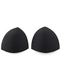Cabales Smart Cups Bra Inserts 3 Pair in Set (6 Pieces) Black A/B