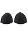 Cabales Smart Cups Bra Inserts 3 Pair in Set (6 Pieces) Black A/B