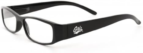 Society43 NCAA unisex Black Frame Readers With Team Logo +2.50 Magnification