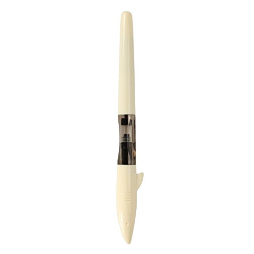 NEW Jinhao The Shark Spiral Transparent Colourful Office Fine Nib Fountain Pen (Beige, 0.5mm)
