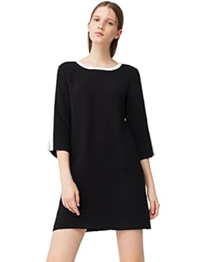 Mango Women's Contrast Trim Dress
