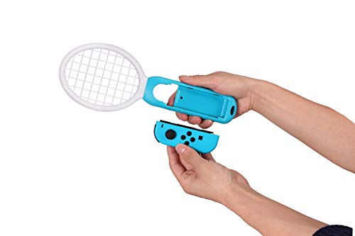 AUTOUTLET Grip for Nintendo Switch Joy-Con, Tennis Racket,Steering Wheel,Accessories for Mario Tennis Aces Game,3-Pack Switch Controller Grip Handle Kit for Nintendo Switch Joy-Con