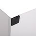 Sandinrayli White 2 Shelf Side End Table Chair Side Sofa Table Living Room Furniture