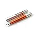 OHTO Rook Fountain Pen, Silver/Orange (FF-10RO-Silver-Orange)