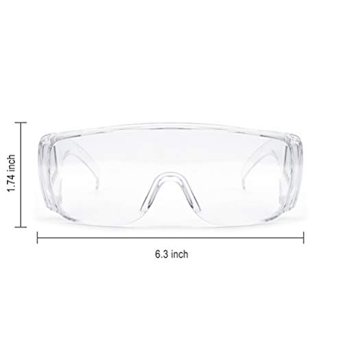 Timlon-Safety-Glasses-Clear-View-Safety-Goggles-Personal-Protective-Equipment-PPE-eye-protection-Fully-Transparent-Appearance-Wear-Comfortable-20-Pack
